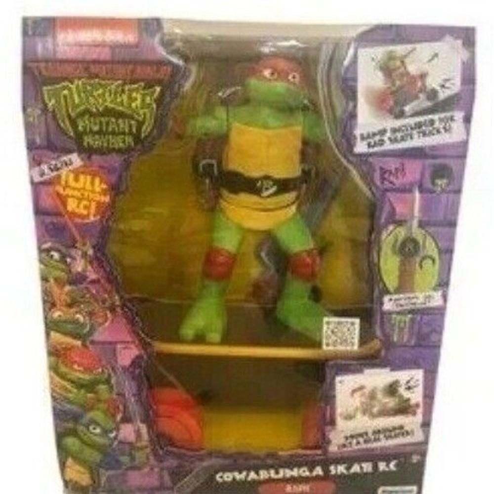 Teenage Mutant Ninja Turtles Skateboard RC Raphael Cowabunga  NEW Unopened Box